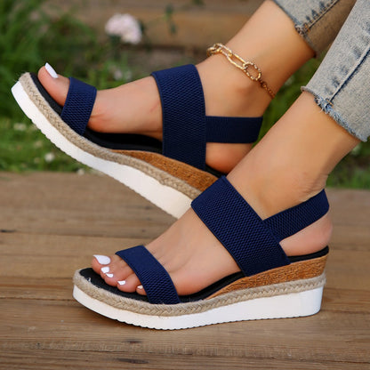 Sandales Compensées Élégantes
